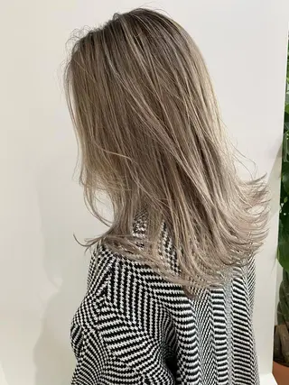セミロング カラー 木下大地 HAIR Oneのヘアスタイル