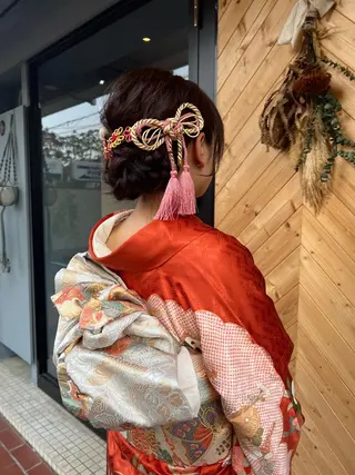 ヘアアレンジ 豊中駅2分 lilyのヘアスタイル