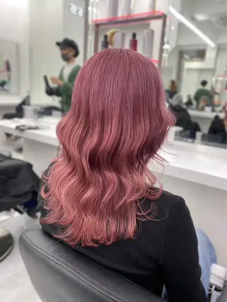 ミディアム カラー パーマ ヘアアレンジ メンズ 💖似合わせカラー ブリーチ💖レイヤーのヘアスタイル
