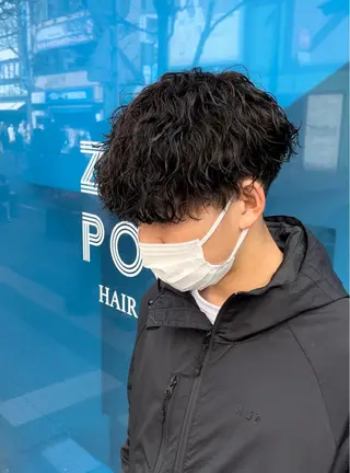 パーマ メンズ k jの眉毛・アイブロウイメージ