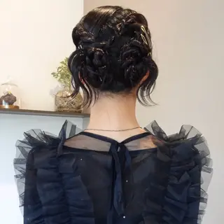 ミディアム ヘアアレンジ ニュアンスヘア🪡 nenekaのヘアスタイル