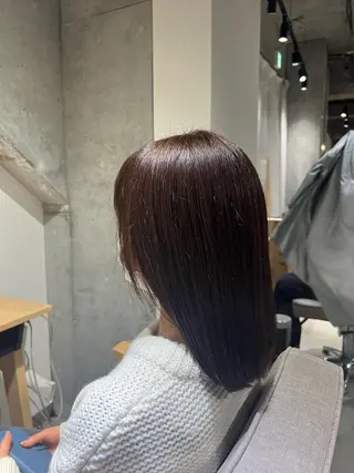 カラー 山口 彩乃のヘアスタイル