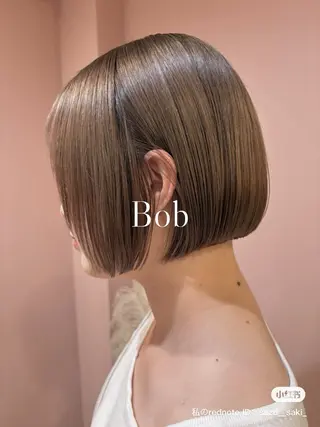 ショート カラー Saki/レイヤー/ 柔色カラー/顔まわりのヘアスタイル