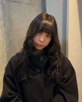 ロング カラー カットモデル募集 suzUkaのヘアスタイル