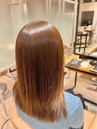 カラー 艶髪✨透明感カラー 山本　遥斗のヘアスタイル
