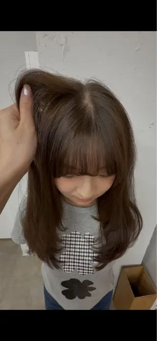 ロング かすみ/名駅徒歩5分 /メンズカットのヘアスタイル