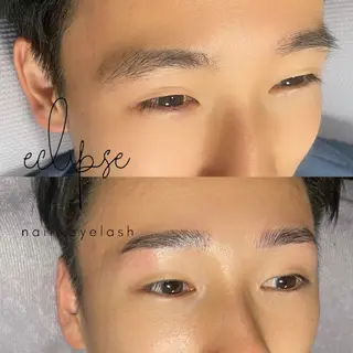 メンズ アイブロウ eclipse eyelashのマツエク・マツパデザイン