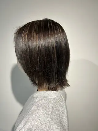 ミディアム カラーアンドケアリタ kitamuuuのヘアスタイル