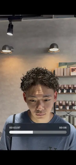 ショート パーマ指名率No1 メンズ特化ケイトのヘアスタイル