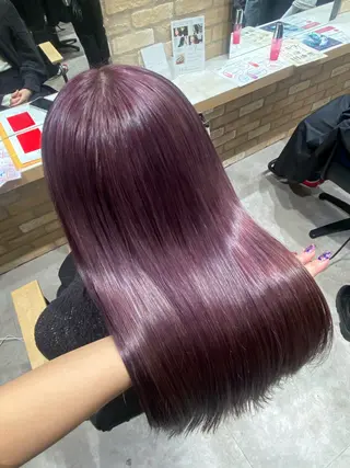 ロング 透明感/くすみカラー 🎀ここみ🎀のヘアスタイル