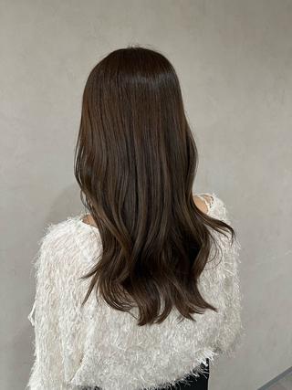 ロング カラー 垢抜け🪽髪質改善 透明感💎メンズのヘアスタイル