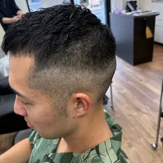 ショート メンズ monde 西田店のヘアスタイル