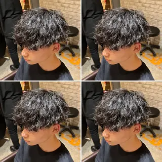 パーマ メンズ メンズパーマ特化 望月謙二郎のヘアスタイル