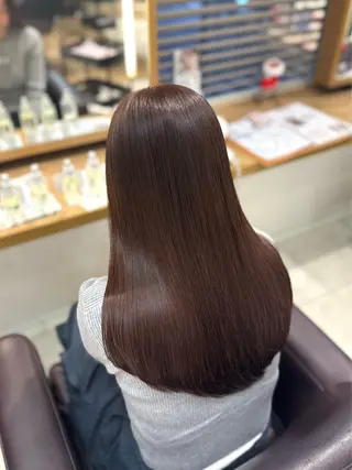 カラー 艶カラー/縮毛矯正/ アレンジ/akaneのヘアスタイル