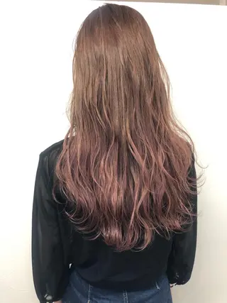 ロング カラー ヘアアレンジ Sol plusのヘアスタイル