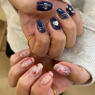 ネイル akari✨千葉駅 デザイン、メンズ🪐のネイルデザイン