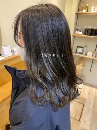 ロング CASANE 大橋康智のヘアスタイル
