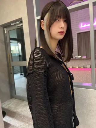 セミロング 塚本 征也のヘアスタイル