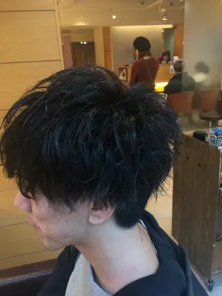 カラー パーマ ヘアアレンジ メンズ メンズパーマの巨匠 鈴木純のヘアスタイル