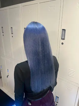 カラー ロング 地雷系🎀ハイトーン 💙荒川結星のヘアスタイル