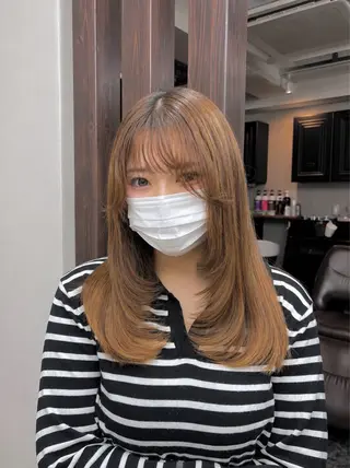 ミディアム レイヤーモデル募集 🎀メイのヘアスタイル