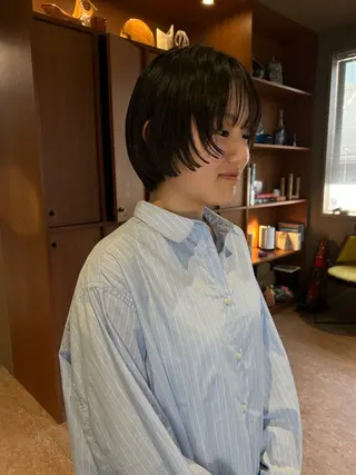ショート niina suzukiのヘアスタイル