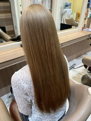 カラー モデル様募集中 田中ゆらのヘアスタイル