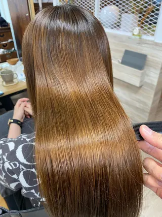 ロング 髪質改善 メンズパーマゆうひのヘアスタイル