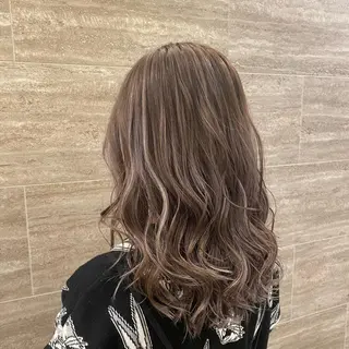 セミロング カラー ✨ブリーチ/エクステ 豊住 光輝✨のヘアスタイル