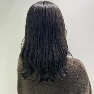 ミディアム カラー パーマ ヘアアレンジ ネイル マツエク・マツパ 韓国風ベージュ🤎 赤みなし🌿横浜🤎のヘアスタイル