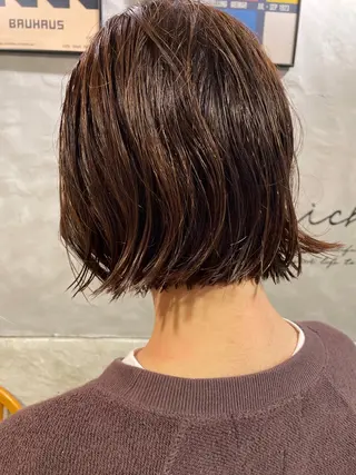 ショート カラー ayane⭐️ボブ・ ショート・パーマのヘアスタイル