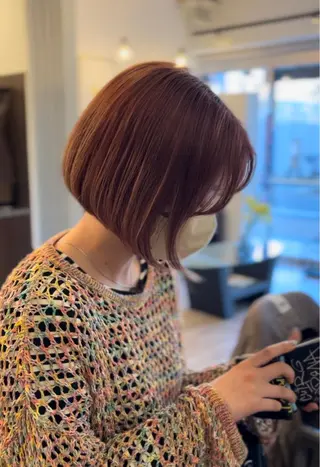 ショート sato ayaka |透明感カラー🫧のヘアスタイル