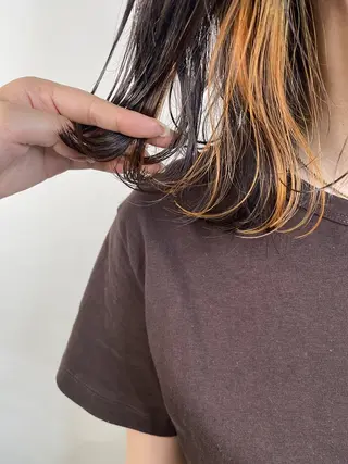 ミディアム カラー メンズ特化美容師 カラー専門ぺーターのヘアスタイル