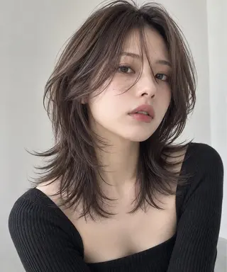 ミディアム ✨毛髪診断で絶対綺麗 ✨美髪艶髪専門✨高浪のヘアスタイル