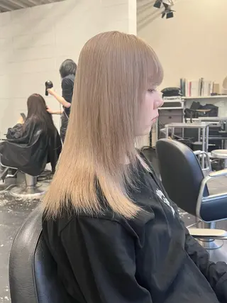 セミロング カラー HARU//原宿🤍 リピート率NO.1のヘアスタイル