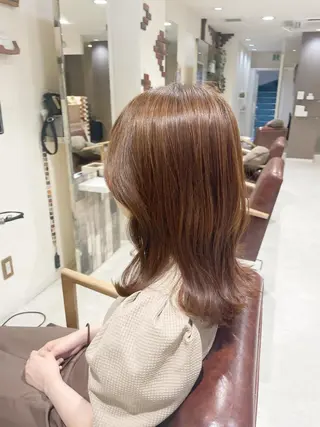 セミロング KAI RIKAのヘアスタイル