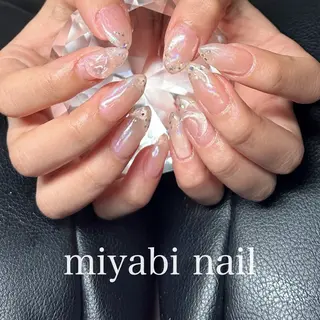 ネイル miyabi nail 桂川駅近くのネイルデザイン