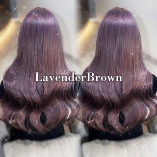 ロング カラー 💎あおい💎大宮/ 艶髪/ワンカラー🫧のヘアスタイル