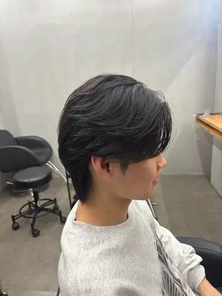ミディアム パーマ メンズ メンズ支持率NO.1 マサキのヘアスタイル