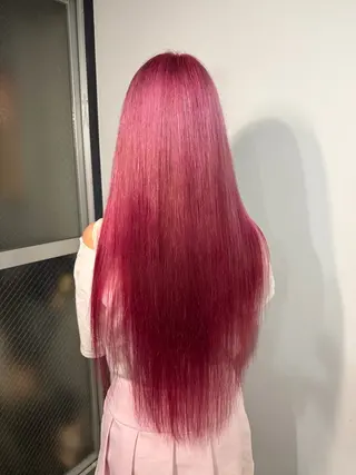 ロング カラー ゆうと/ブリーチモデ ル/ストレートモデルのヘアスタイル