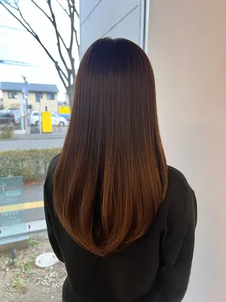 ロング カラー 🎀渡部 凜花/髪質 改善/艶髪🎀のヘアスタイル