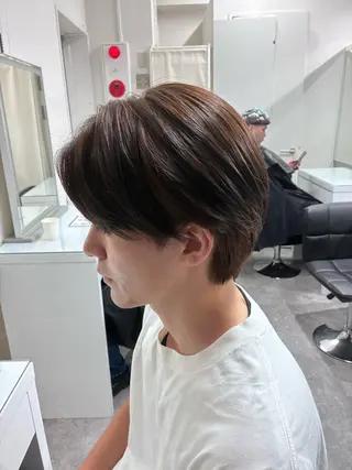 ショート カラー パーマ メンズ 💈メンズパーマ特化 💈颯太のヘアスタイル