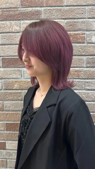 ミディアム パーマ特化 山本悠世のヘアスタイル