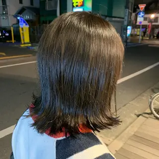 ミディアム 蓼沼 由莉のヘアスタイル