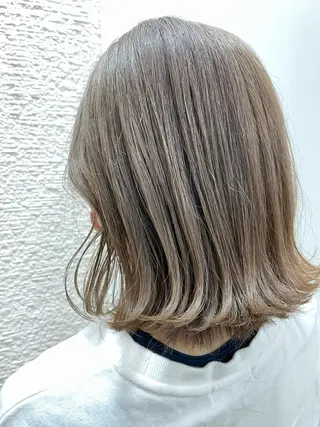 ミディアム カラー 髪質改善・縮毛矯正 年間1500名担当♪のヘアスタイル