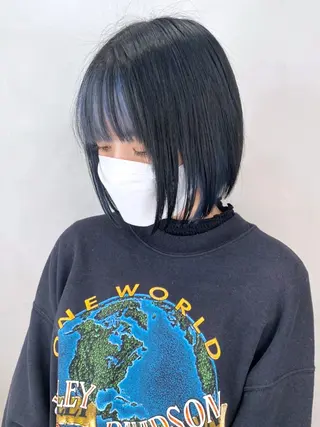 ミディアム カラー ITbyALBUM 松戸のヘアスタイル