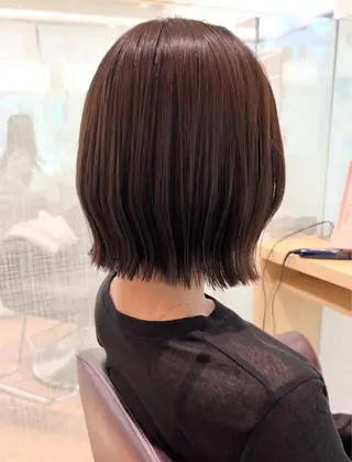 ショート 加納千華 /ボブ/ぱつっとボブのヘアスタイル