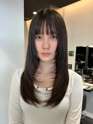 ロング かいき/レイヤー /ボブ/髪質改善のヘアスタイル