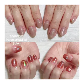 ミディアム ネイル 🐾enen style 🐾のネイルデザイン