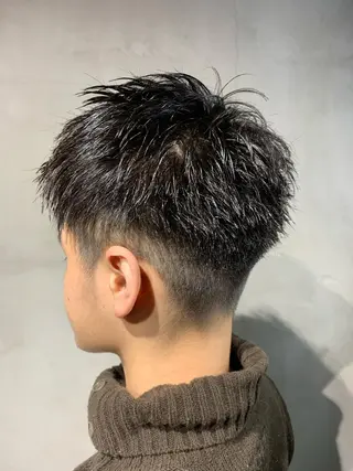 ショート メンズパーマ 工藤勇也のヘアスタイル